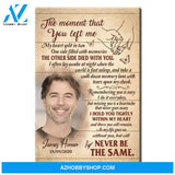 The Moment That You Left Me Personalized Canvas
