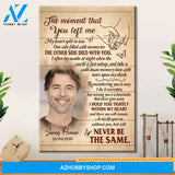 The Moment That You Left Me Personalized Canvas