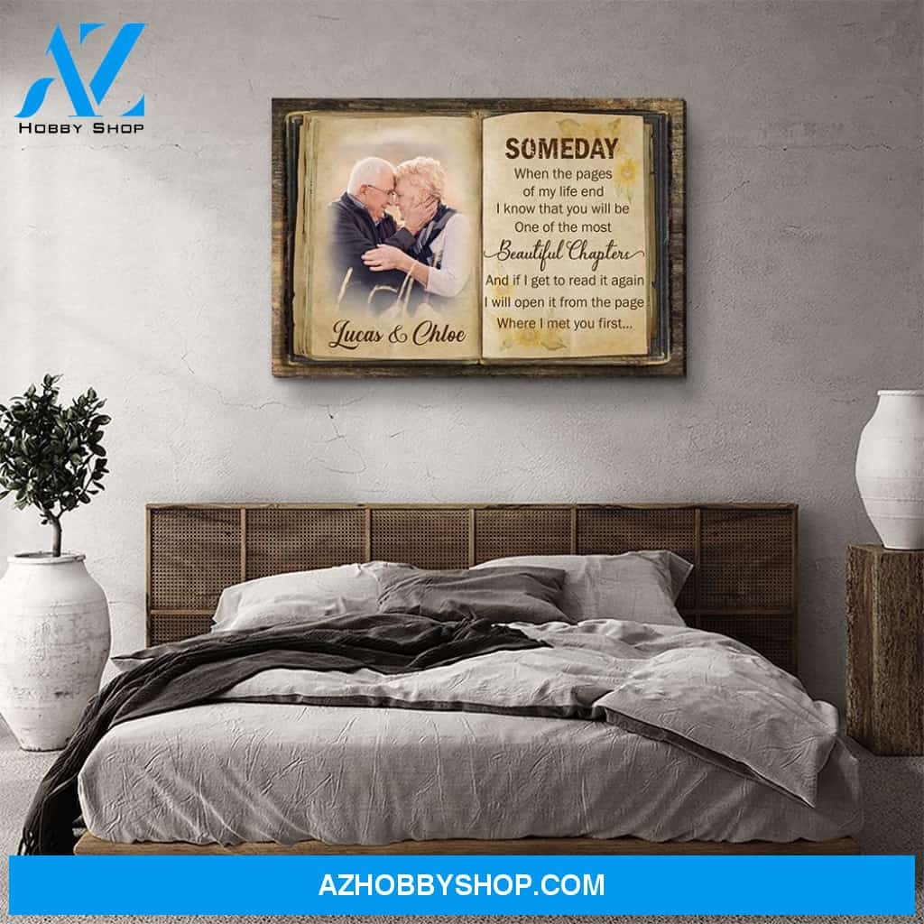 The Most Beautiful Chapter - Personalized Custom Photo Canvas