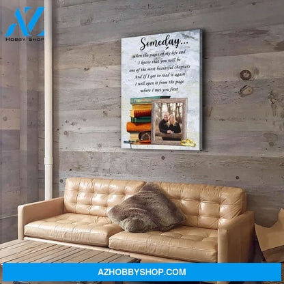 The Most Beautiful Chapter - Personalized Custom Photo Canvas
