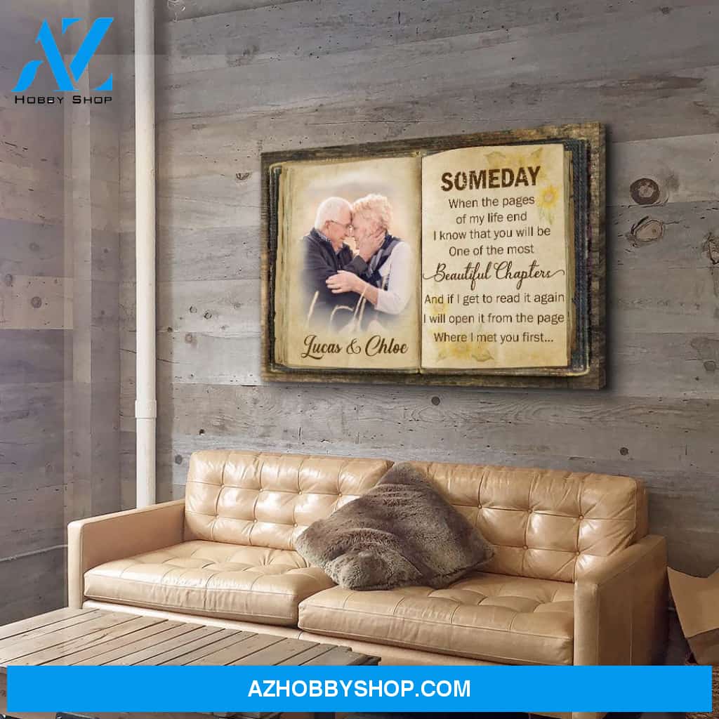 The Most Beautiful Chapter - Personalized Custom Photo Canvas