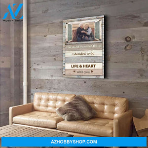 The Most Wonderful Thing - Personalized Custom Photo Canvas