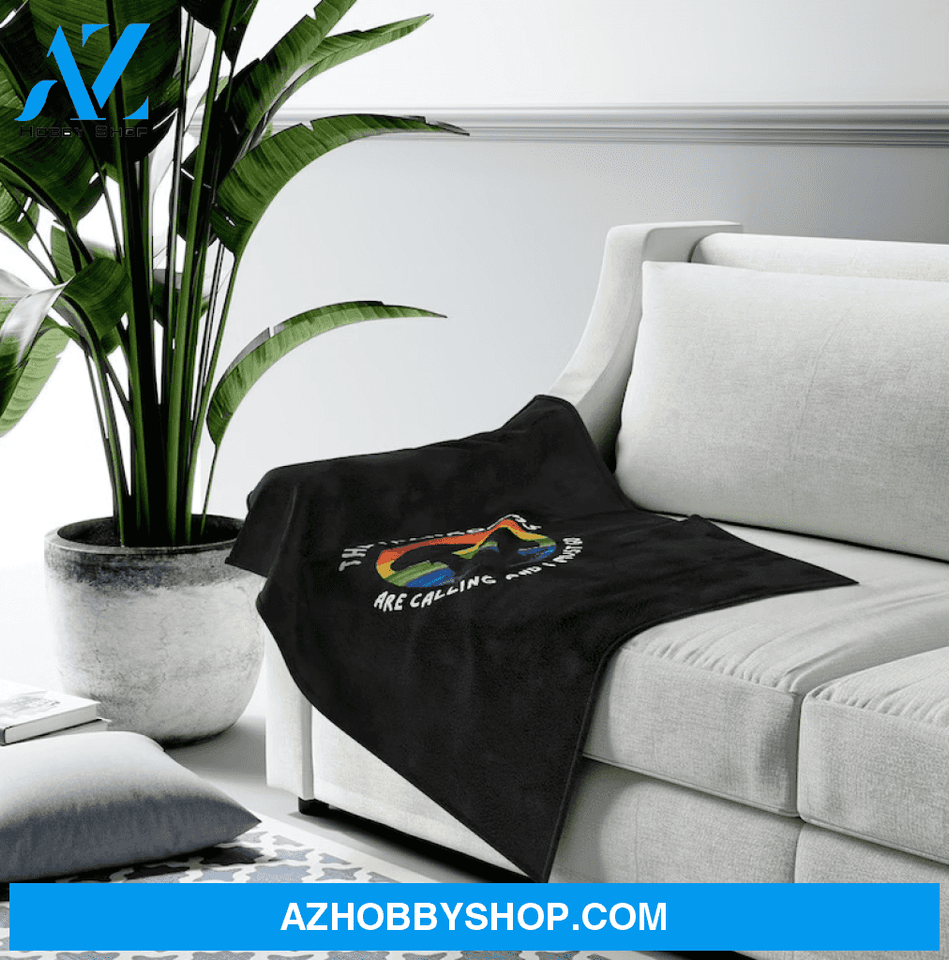 The Mushrooms Are Calling and I Must Go Fleece Blanket Fleece Blanket Home Decor Bedding Couch Sofa Soft And Comfy Cozy Gift For Mushroom Lover Birthday Gift Christmas Gift