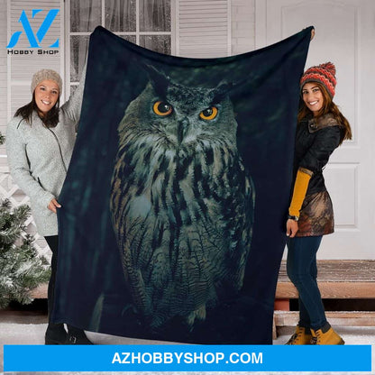 The Night Owl Fleece Blanket
