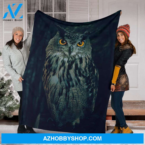 The Night Owl Fleece Blanket