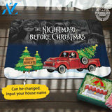 The Nightmare Before Christmas Personalized Doormat