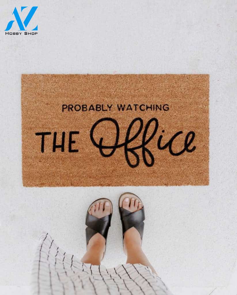 The Office Doormat | welcome mat | hand painted, custom doormat | cute doormat | outdoor doormat | wedding gift | housewarming gift