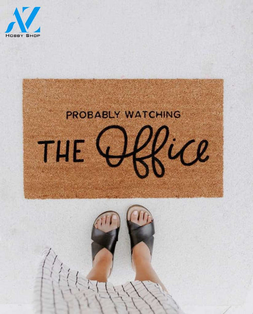 The Office Doormat | welcome mat | hand painted, custom doormat | cute doormat | outdoor doormat | wedding gift | housewarming gift