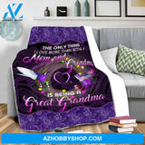 The Only Thing I Love More Than Being A Mom And Grandma Hummingbird Blanket Gift For Grandma Home Decor Bedding Couch Sofa Soft and Comfy Cozy