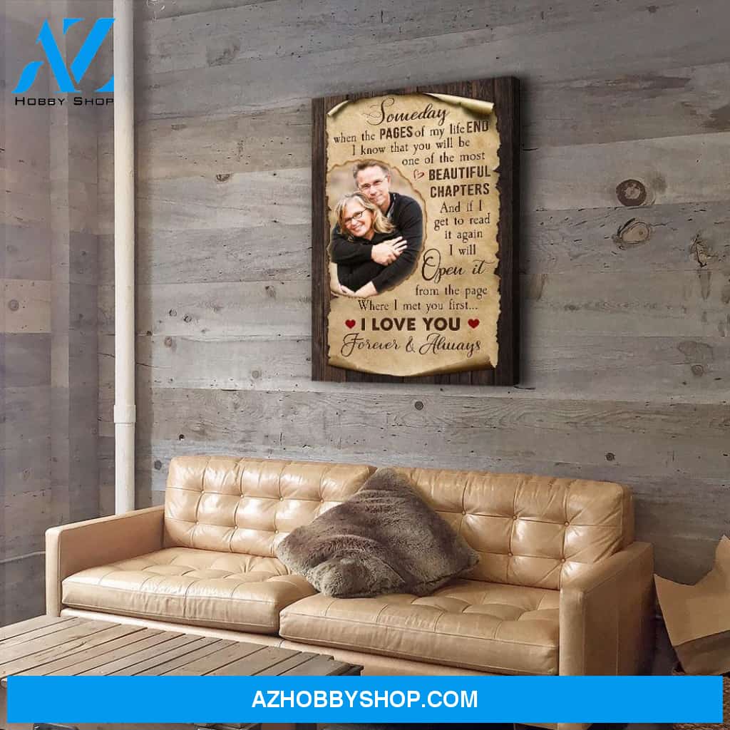 The Pages Of My Life 2 - Personalized Custom Photo Canvas