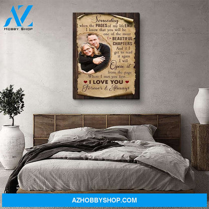 The Pages Of My Life 2 - Personalized Custom Photo Canvas