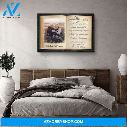 The Pages Of My Life - Personalized Custom Photo Canvas