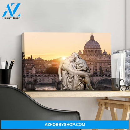 The Pieta Canvas Art