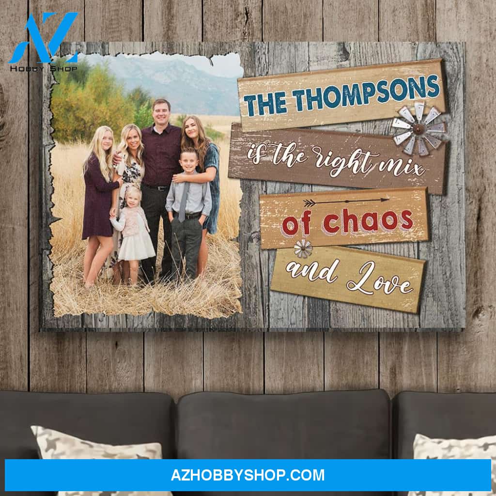 The Right Mix - Personalized Custom Photo Canvas