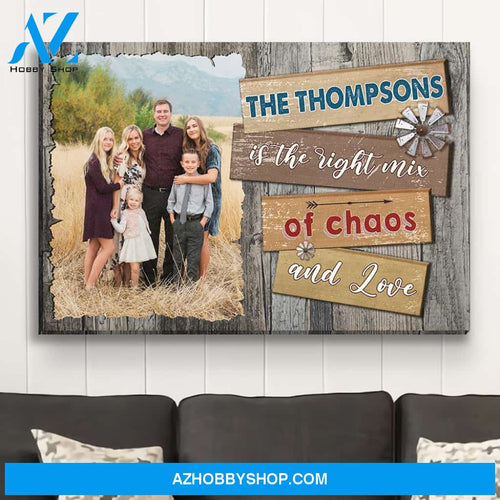 The Right Mix - Personalized Custom Photo Canvas