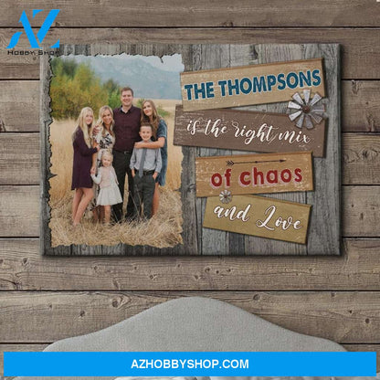 The Right Mix - Personalized Custom Photo Canvas