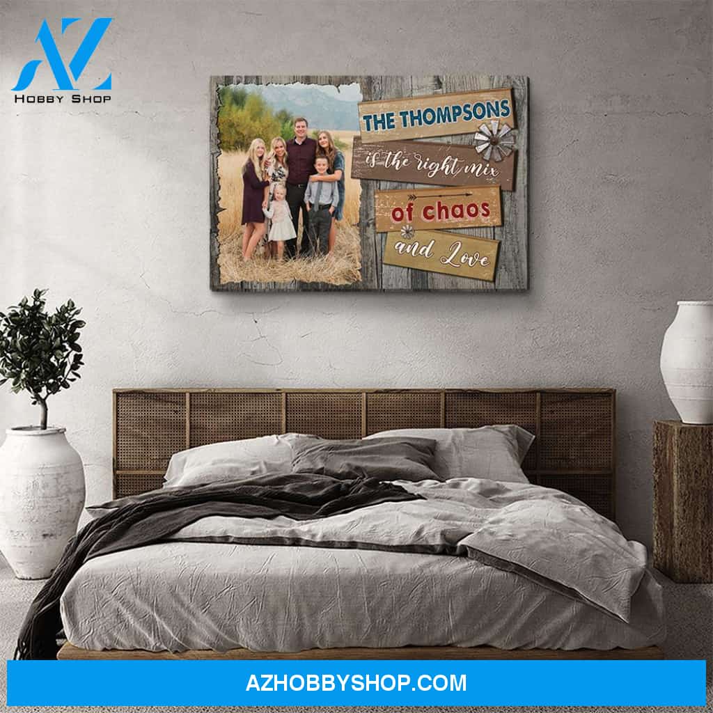 The Right Mix - Personalized Custom Photo Canvas