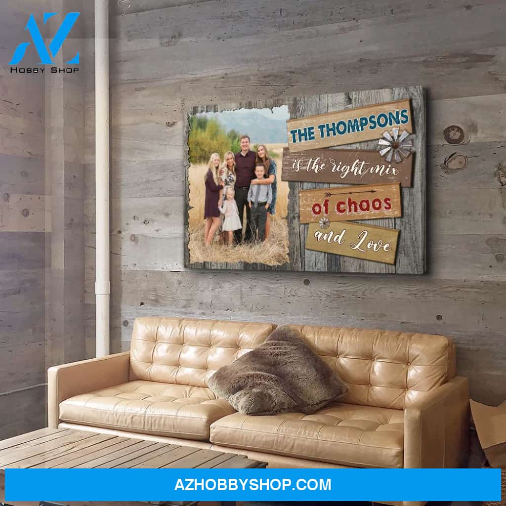 The Right Mix - Personalized Custom Photo Canvas