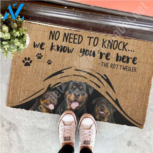 The Rottweiler Home Decor Doormat - Welcome Mat - House Warming Gift
