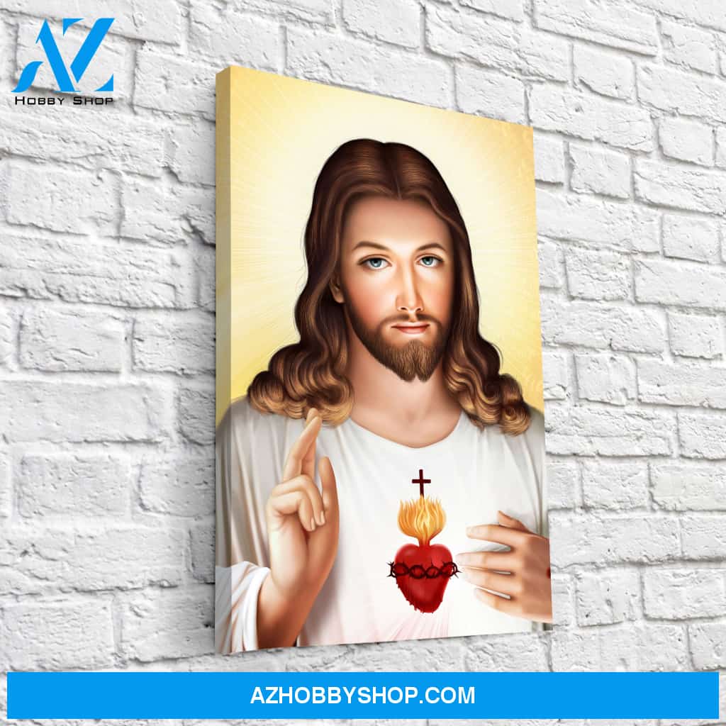 The Sacred Heart of Jesus Canvas Art