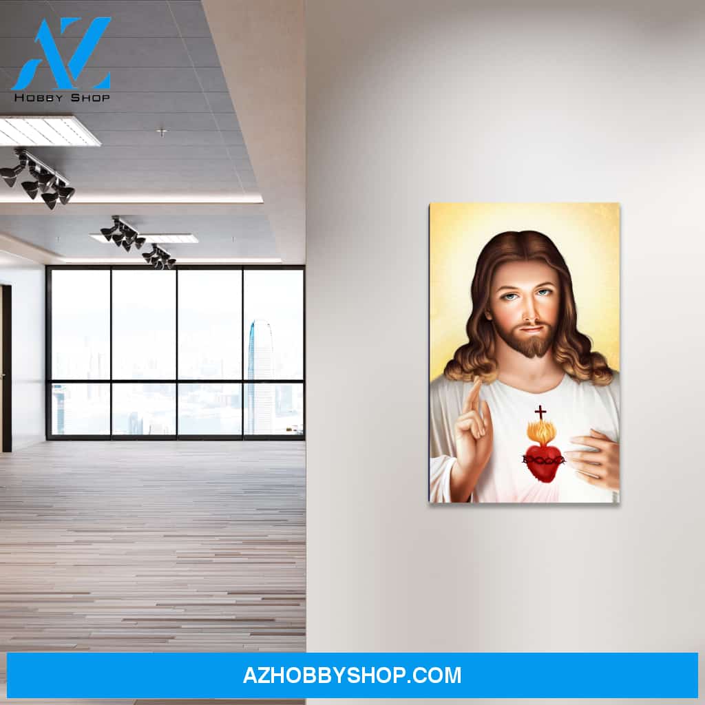 The Sacred Heart of Jesus Canvas Art