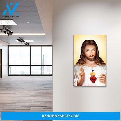The Sacred Heart of Jesus Canvas Art