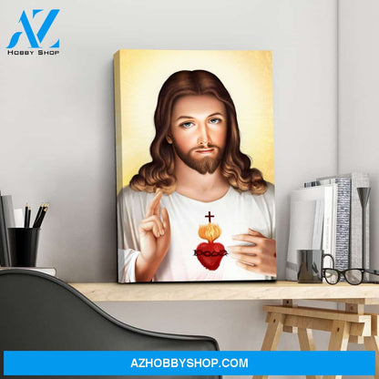 The Sacred Heart of Jesus Canvas Art