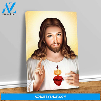 The Sacred Heart of Jesus Canvas Art