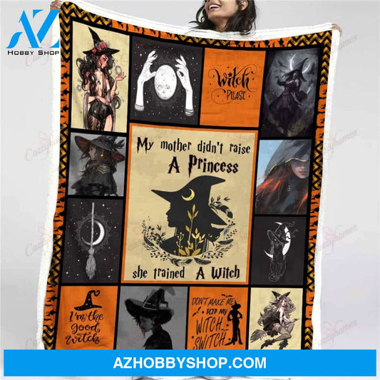 THE WITCH Fleece Blankets, Halloween Blanket, Halloween Throw Blanket, Halloween Fleece Blanket