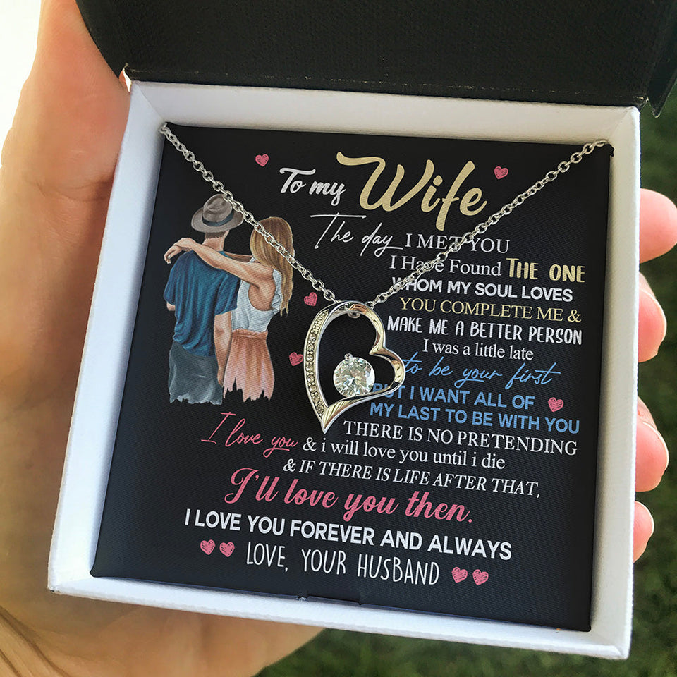 To My Wife | The Day I Met You | Forever Love Necklace