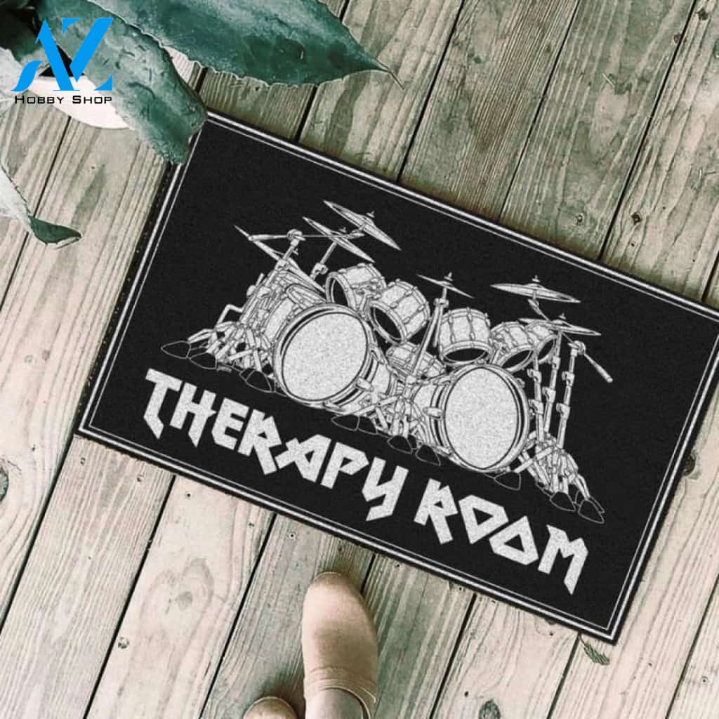 Therapy room Drummer Doormat | Welcome Mat | House Warming Gift