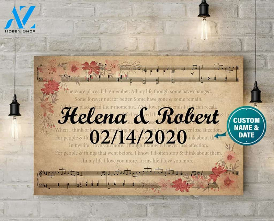 There Are Places I'll Remember Personalized All Over Printing Doormat | Welcome Mat | House Warming Gift