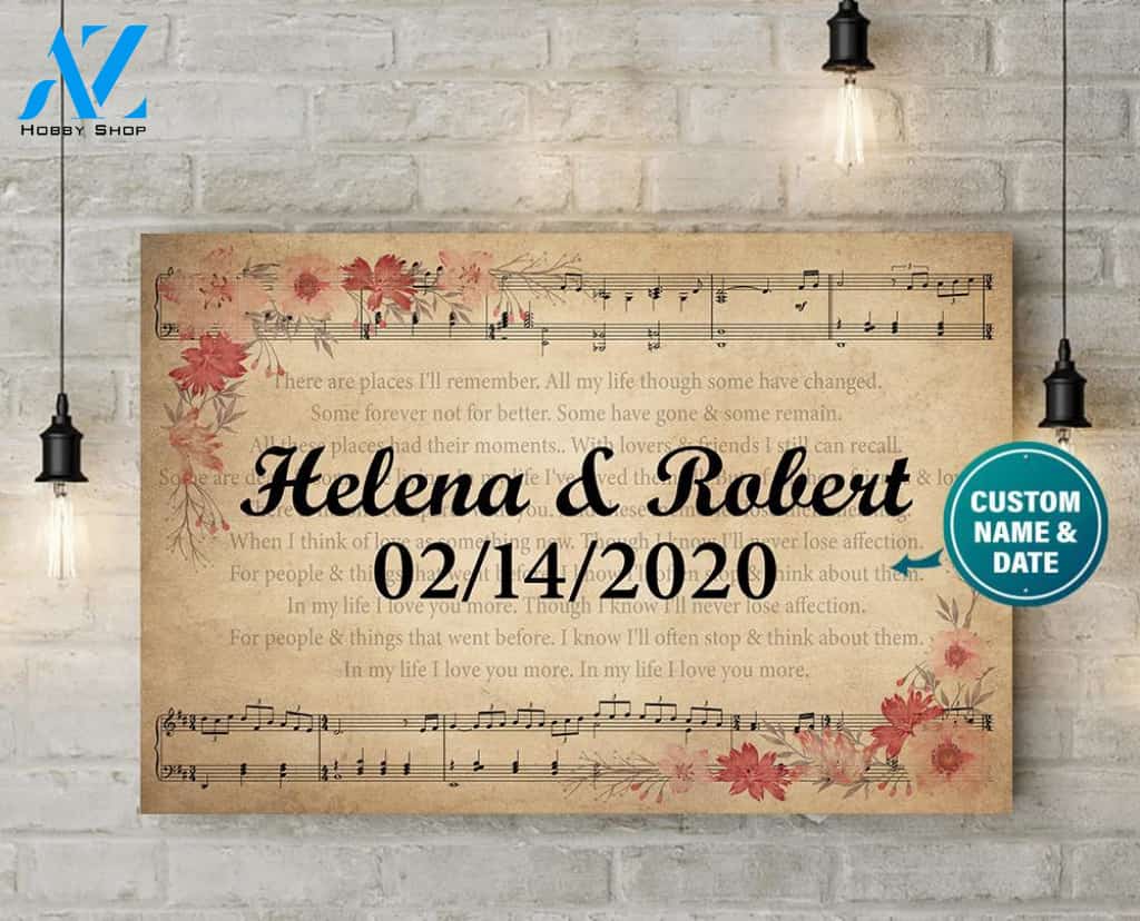There Are Places I'll Remember Personalized All Over Printing Doormat | Welcome Mat | House Warming Gift