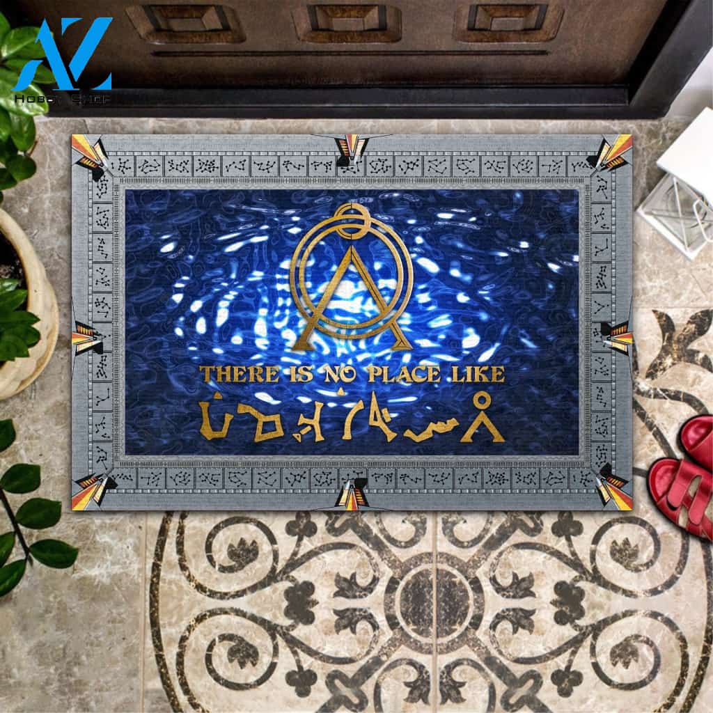 There Is No Place Like Doormat Welcome Mat Housewarming Gift Home Decor Funny Doormat Best Gift Idea For Family