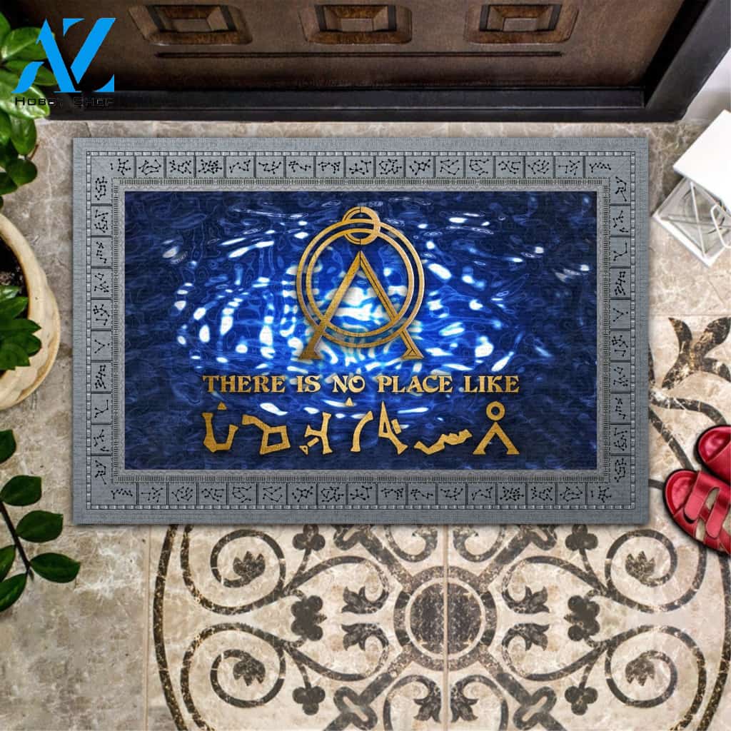 There Is No Place Like Doormat Welcome Mat House Warming Gift Home Decor Funny Doormat Gift Idea