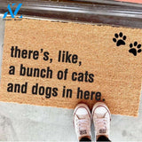 There like a bunch of cats and dogs in here CLA1710014D Doormat