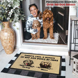 There’s Like A Bunch Of Dogs In Here Dog Doormat, Dog Lover Gift, Non-slip Welcome Mats,