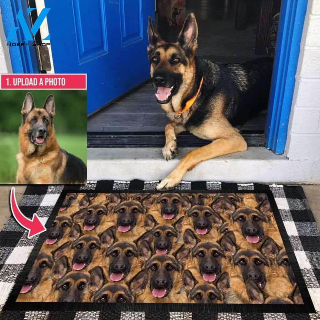 There's Like A Bunch of Dogs in Here Personalized Upload Photo Funny Doormat Gift For Dog Lovers Birthday Gift Home Decor Warm House Gift Welcome Mat