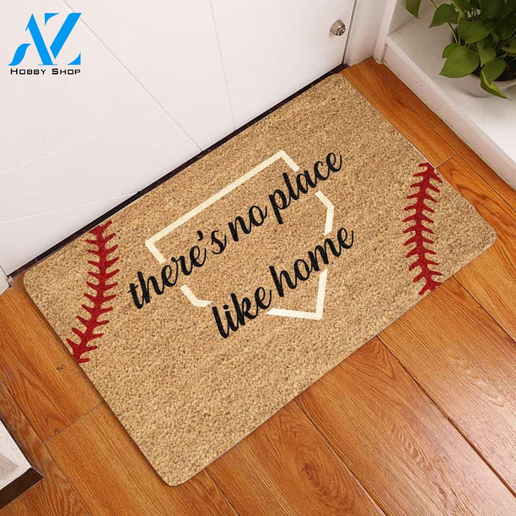 There's No Place Like Home Doormat | Welcome Mat | House Warming Gift | Christmas Gift Decor