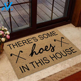There's Some Hoes In This House - Gardening Coir Pattern Print Doormat