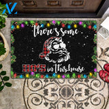 There's Some Ho's In This House All Over Printing Doormat | Welcome Mat | House Warming Gift