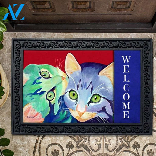 Things Are Looking Up Kitten Doormat - 18" x 30"