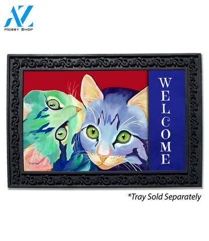 Things Are Looking Up Kitten Doormat - 18" x 30"