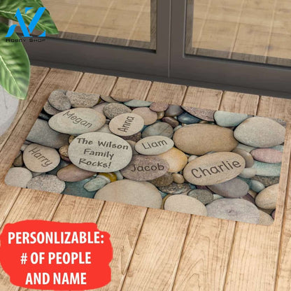 This Family Rocks Gift For Family Housewarming Gift Gift For House Owner Birthday Gift Anniversary Gift Personalized Doormat AP