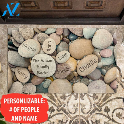 This Family Rocks Gift For Family Housewarming Gift Gift For House Owner Birthday Gift Anniversary Gift Personalized Doormat AP