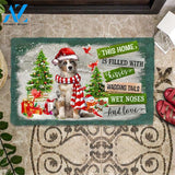 This Home Is Filled With Kisses Australian Shepherd Doormat