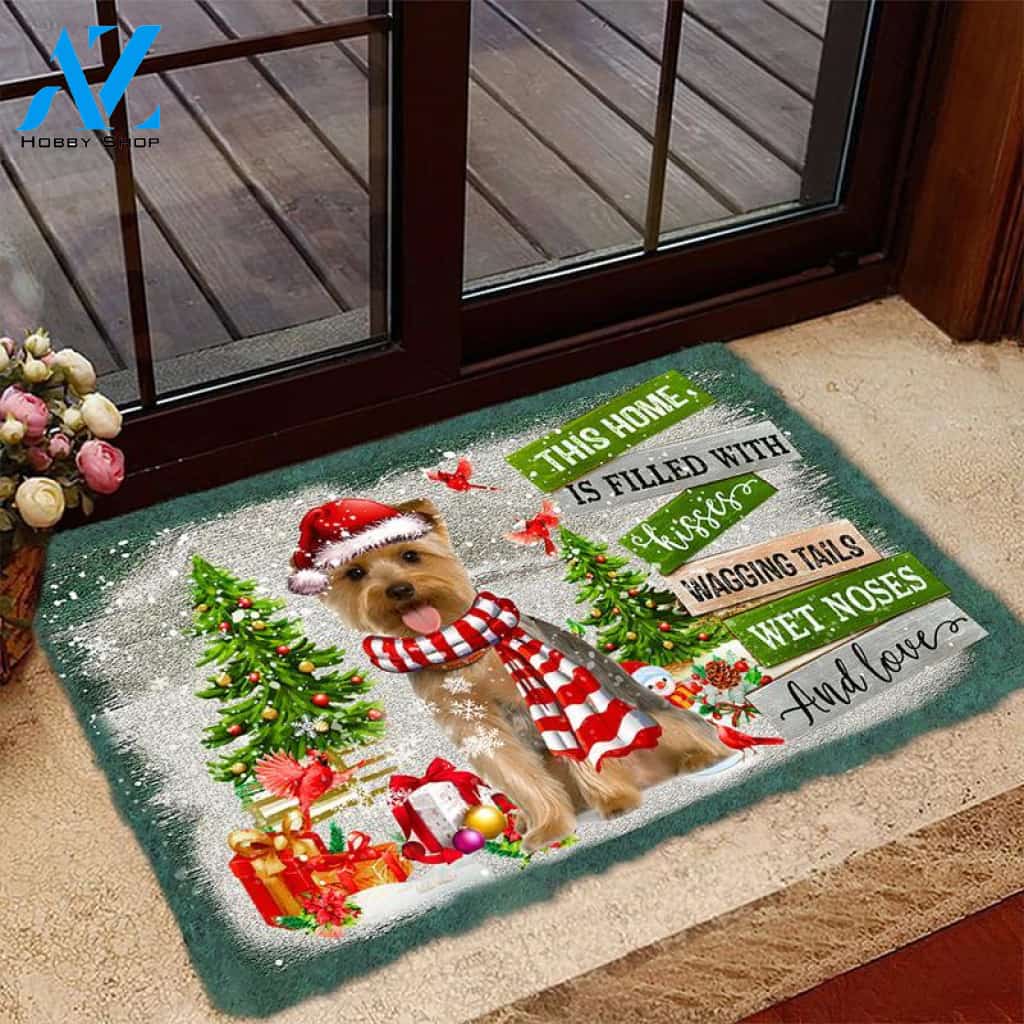This Home Is Filled With Kisses Cairn Terrier Doormat