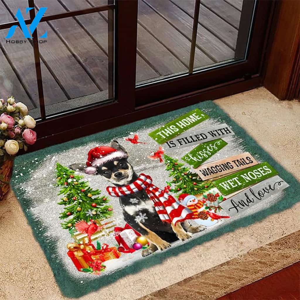 This Home Is Filled With Kisses Chihuahua Doormat