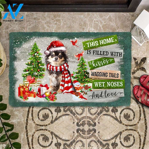 This Home Is Filled With Kisses Chihuahua Doormat