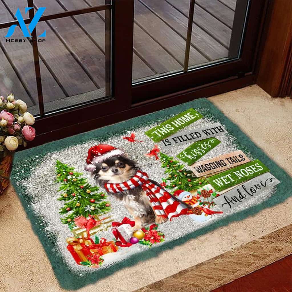 This Home Is Filled With Kisses Chihuahua Doormat